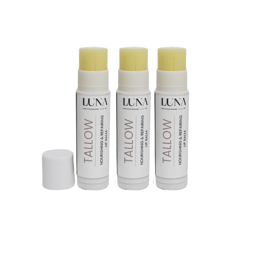 Tallow Lip Balm ~ Trio Pack ~Sweet Orange