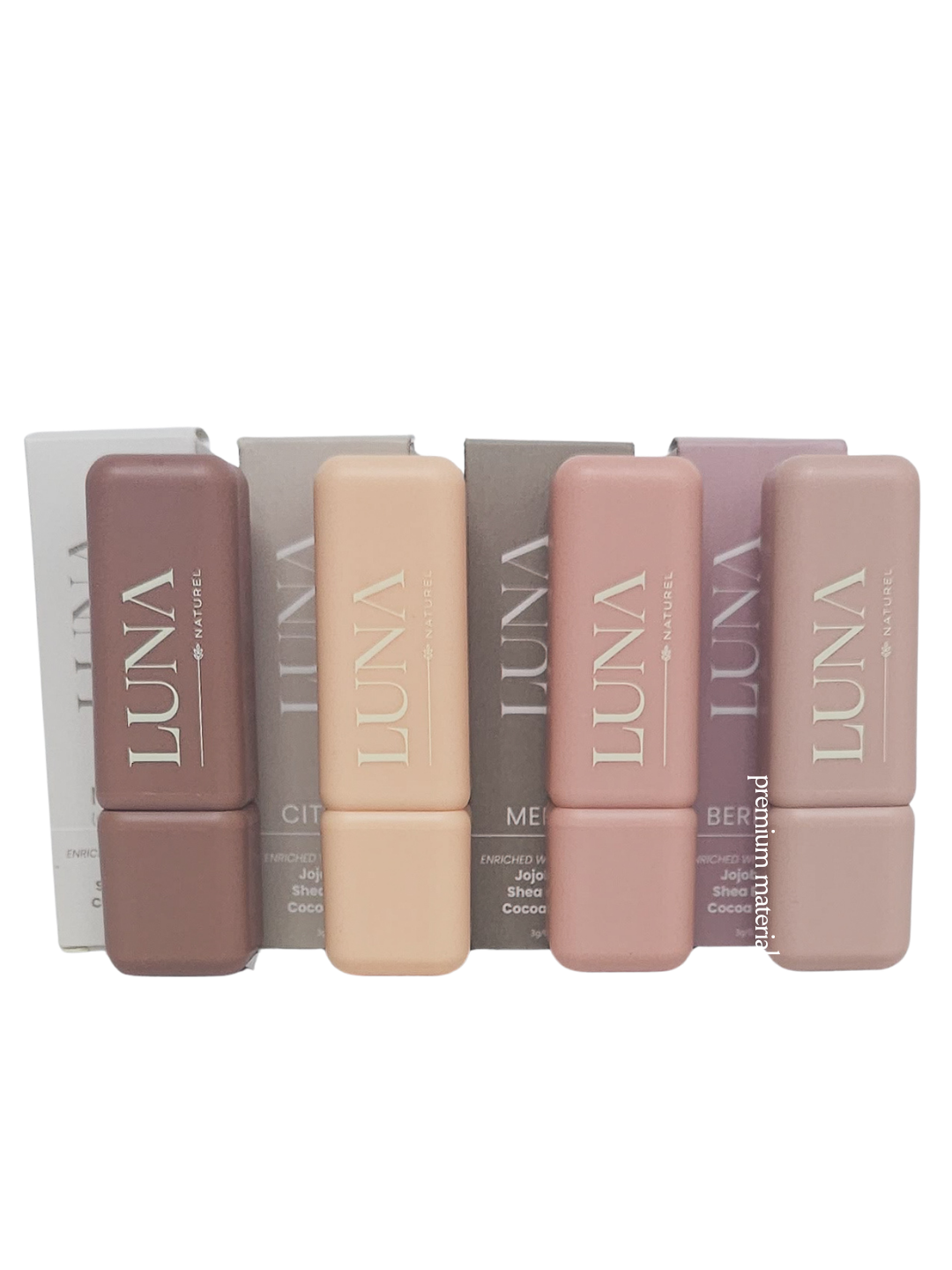 Nourishing Lip Balm Set – 4 Pack Natural Hydrating Lip Balms